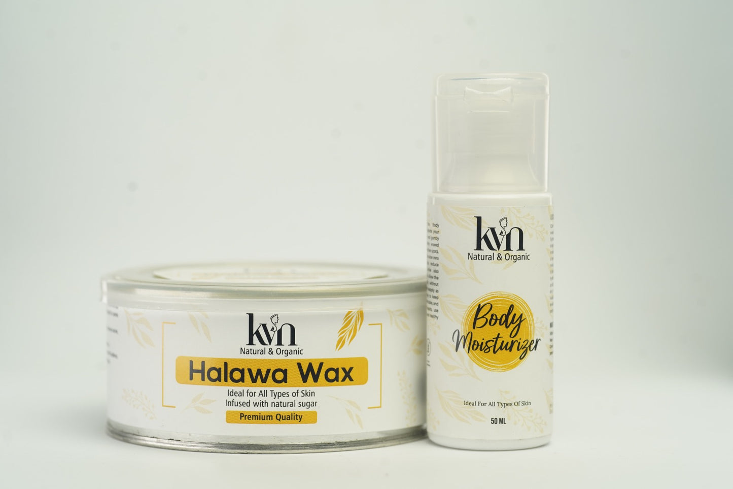 KVN Natural & Organic Halawa Wax (FREE Applicator + After Wax Moisturizing Lotion)