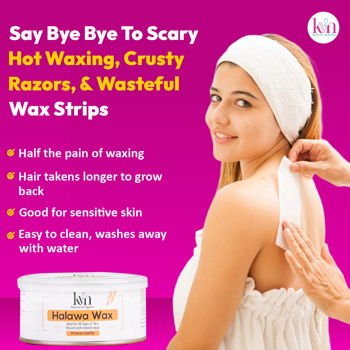 Halawa Wax Trio - Free Delivery (Halawa Wax + Moisturizing Lotion + Applicator)