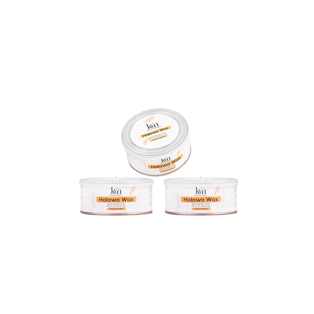 KVN Natural & Organic Halawa Wax (FREE Applicator + After Wax Moisturizing Lotion)