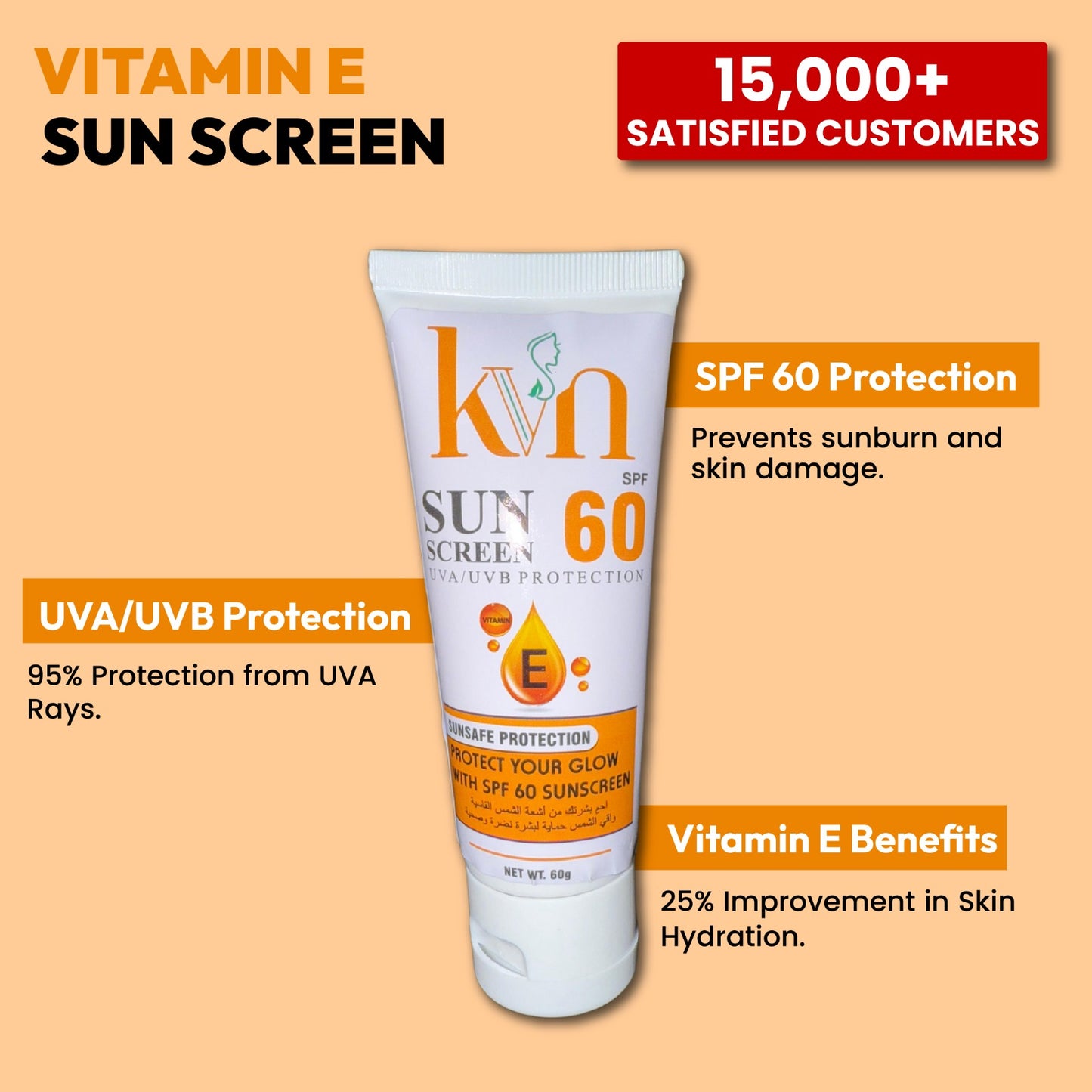 Vitamin E Sun Screen SPF 60
